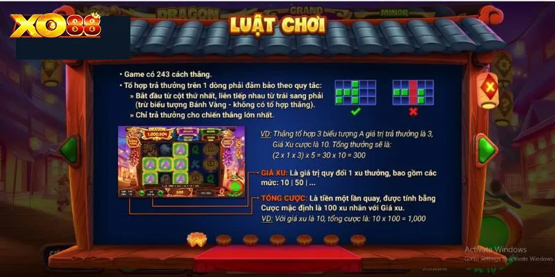 Luật chơi của hội pháo hoa đêm trăng