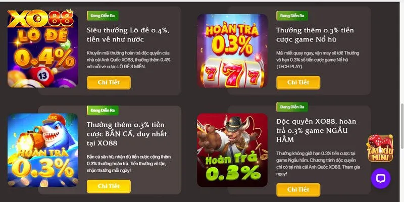 Hướng dẫn cách nhận khuyến mãi XO88