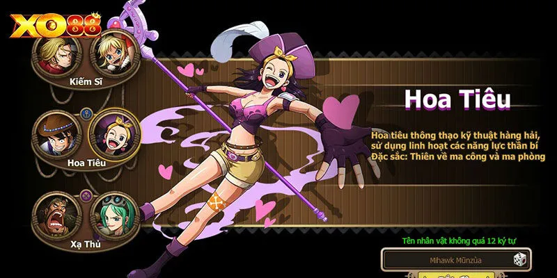Nhân vật trong game