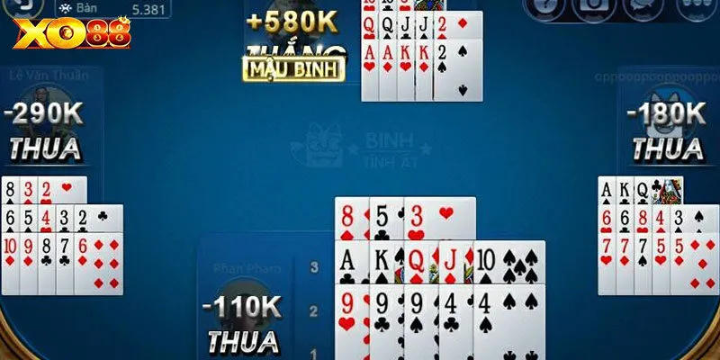 Cách xét thắng thua trong Mậu Binh Hoàng Kim