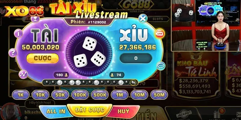 Chi tiết cách chơi Tài Xỉu Live Go88